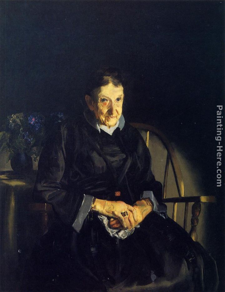 Aunt Fanny painting - George Wesley Bellows Aunt Fanny art painting